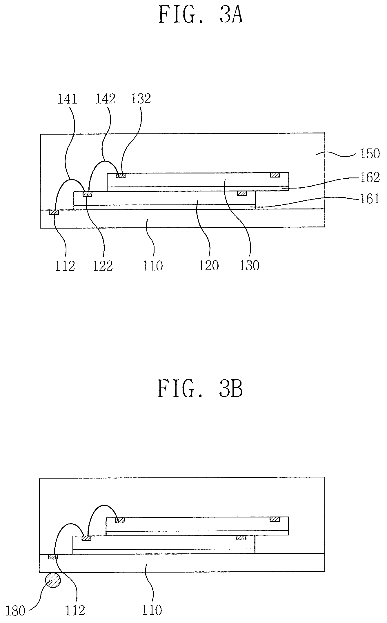 Semiconductor package having a stacked structure