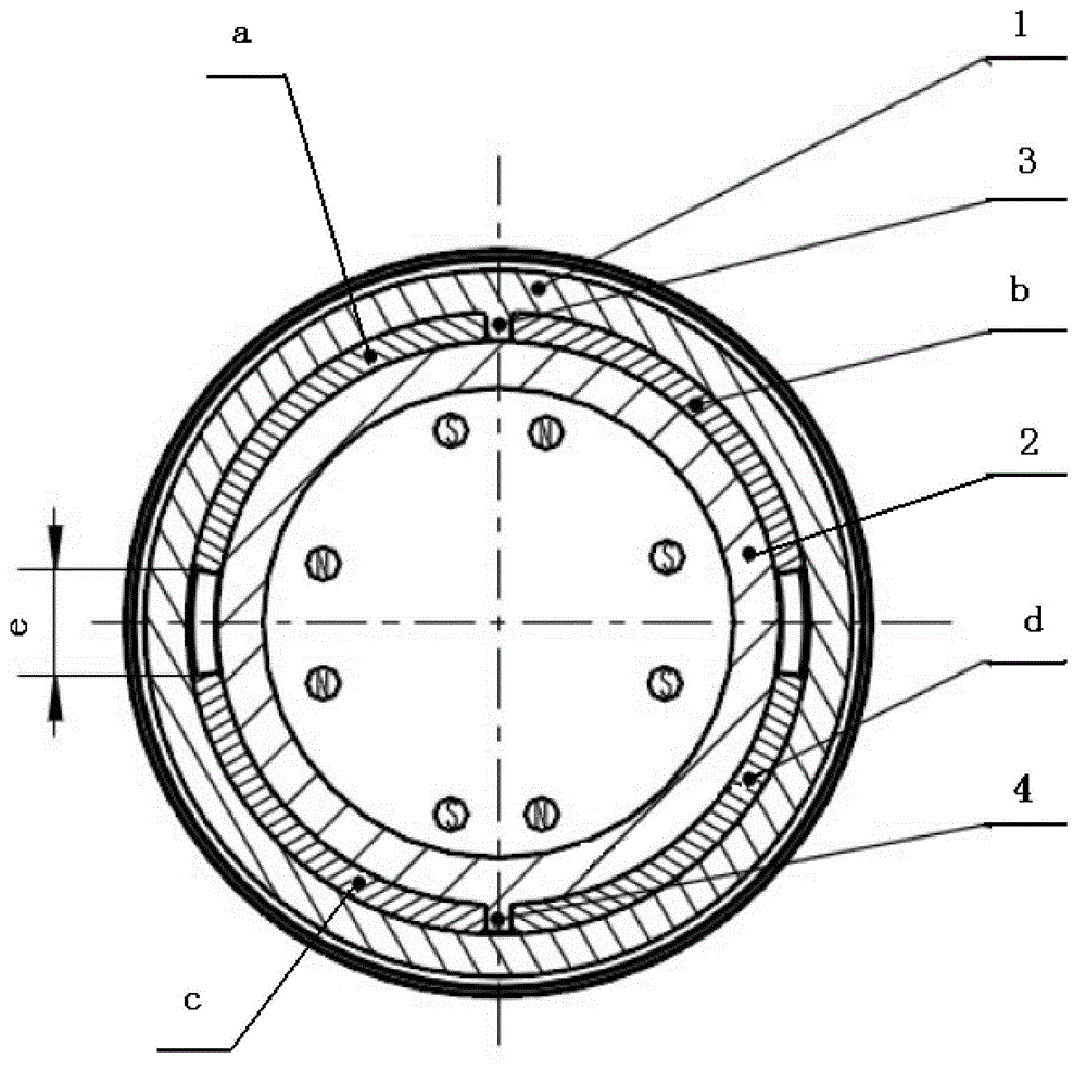 Magnetic damping belt pulley