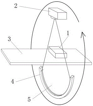 Real-time online industrial ct detection system based on x-ray source array