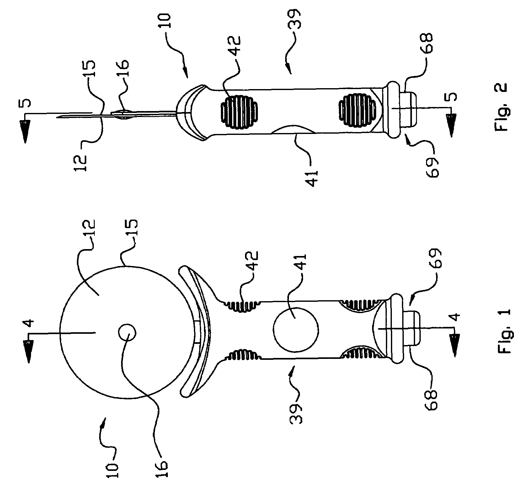 Multiple use rotary cutting device