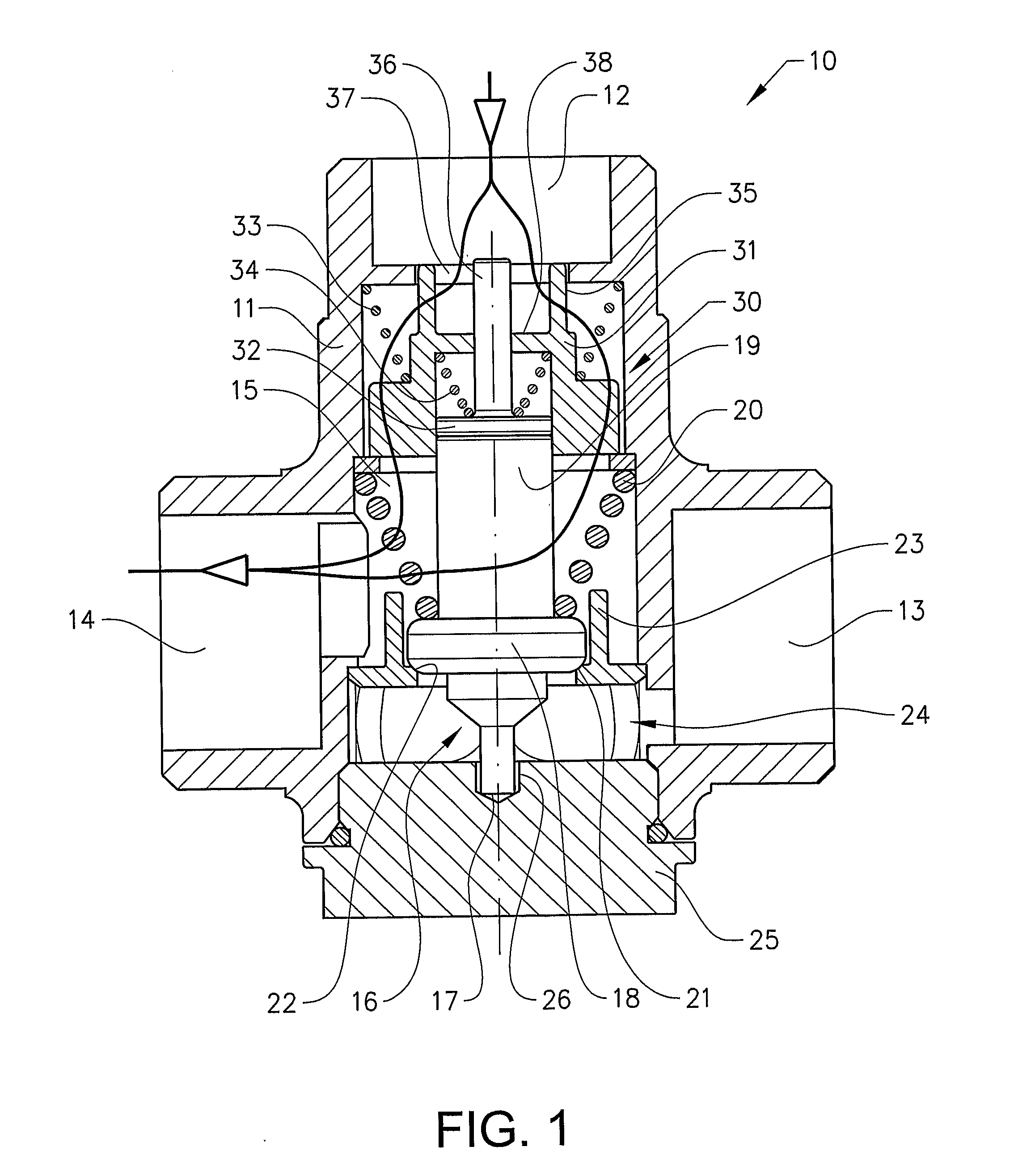 Thermostatic mixing valve for a domestic heating system