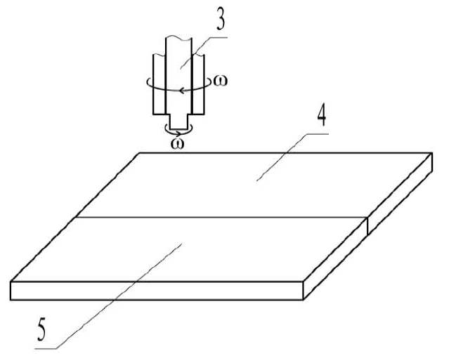 Friction stir welding method for reversely rotating stirring needle and shaft shoulder