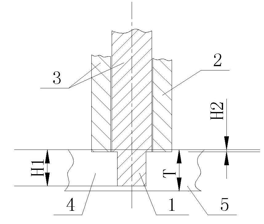 Friction stir welding method for reversely rotating stirring needle and shaft shoulder