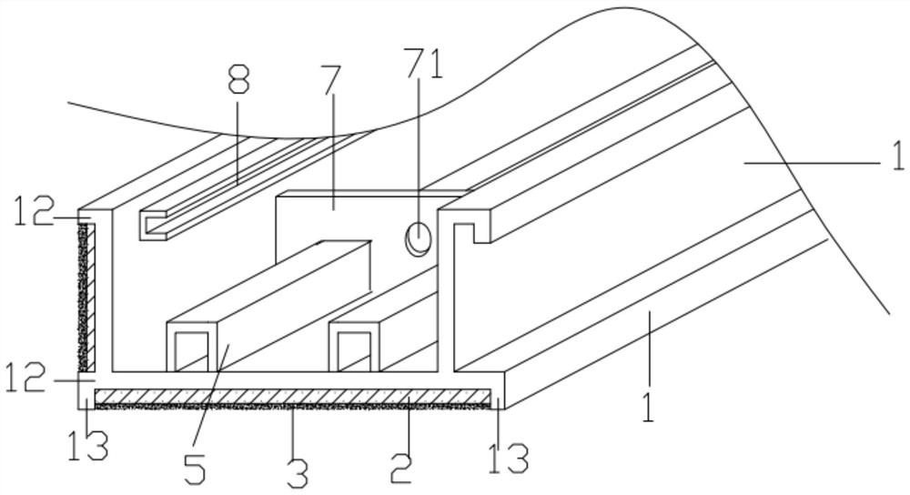 Wall decoration structure and its construction method