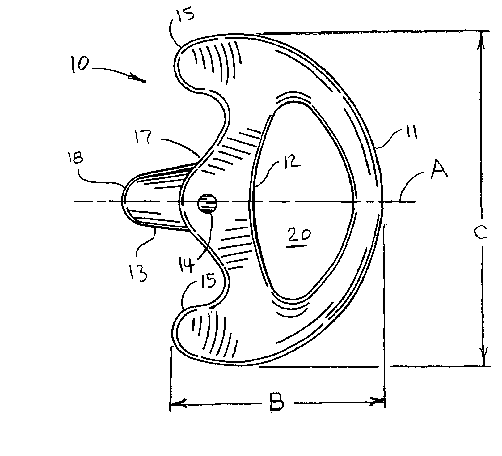 Ambidextrous earpiece