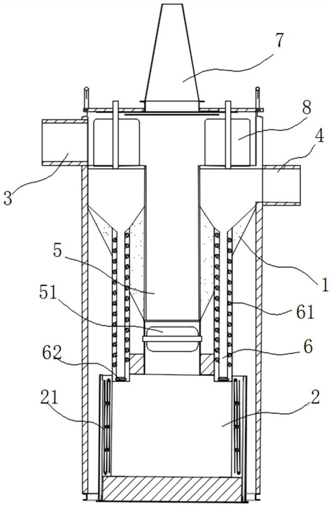 Liquid injection sintering equipment based on high-purity strontium titanate powder material and use method