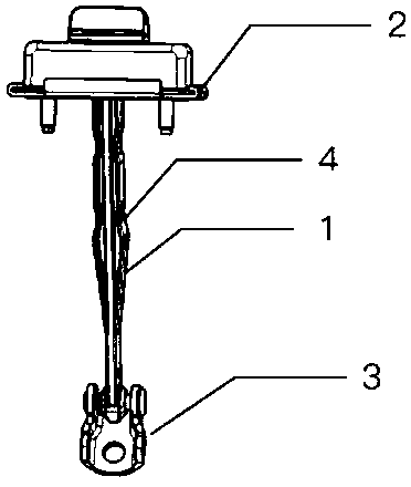 Novel limiting arm structure of side door limiter