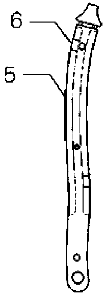 Novel limiting arm structure of side door limiter