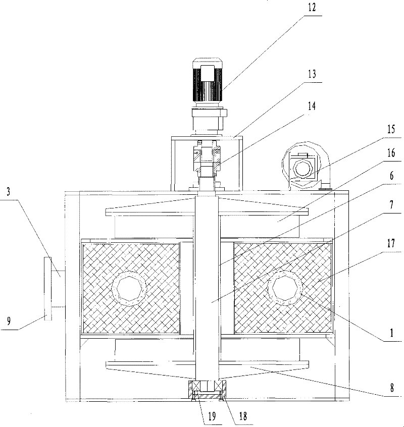 Air-cooled type aluminium pad permanent magnet pump