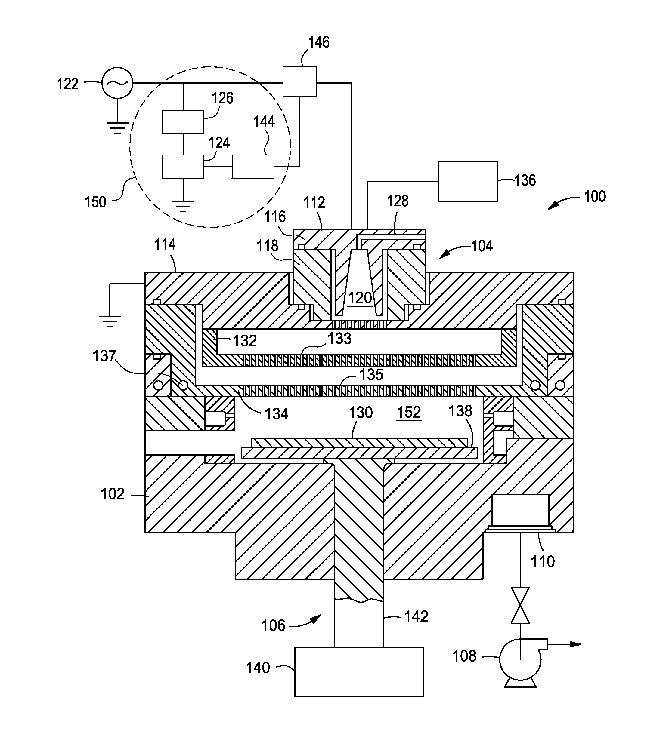 Particle generation suppresspr by DC bias modulation