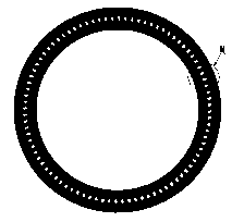 Blade profile electric spark shaping machining method for integral closed blade ring and clamp thereof as well as electrode