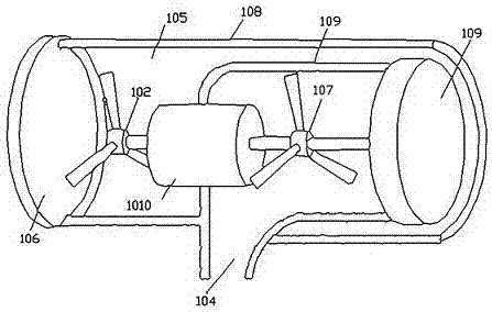 A high-voltage driving circuit device with blocking particles