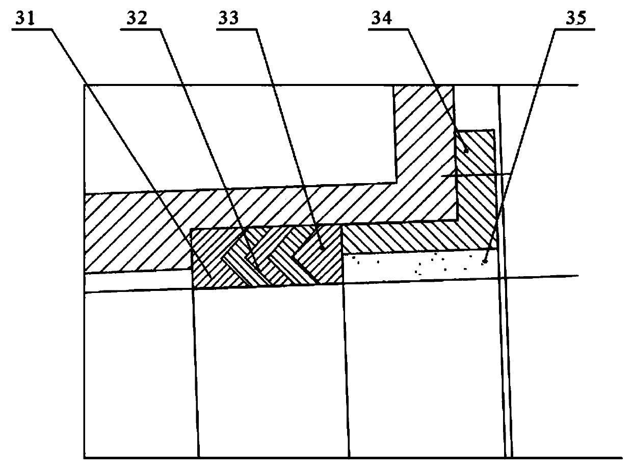 Rotary body combined seal device