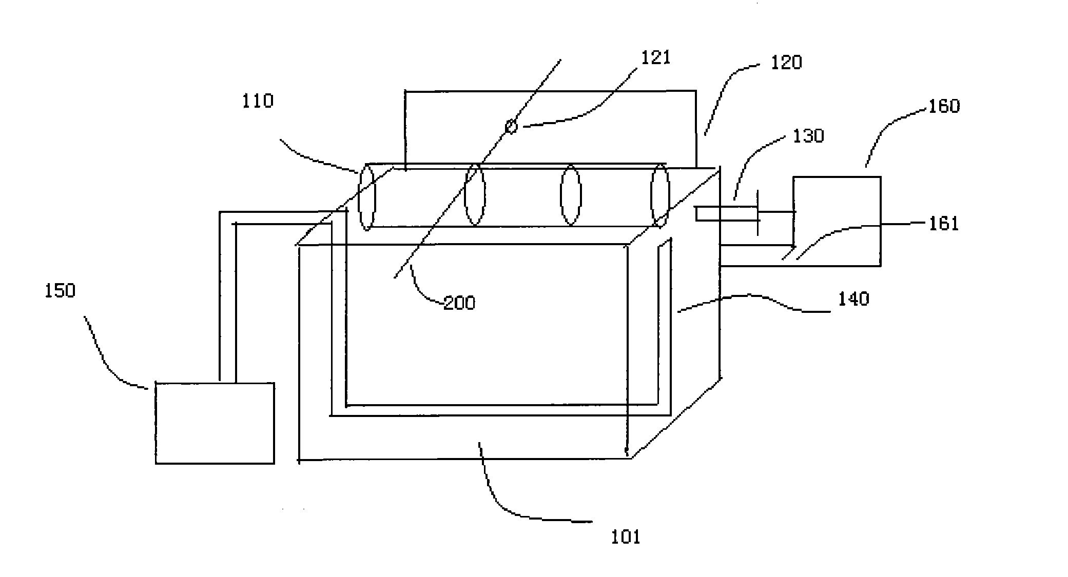 Environmental-friendly type varnished wire lubricating oil coating device