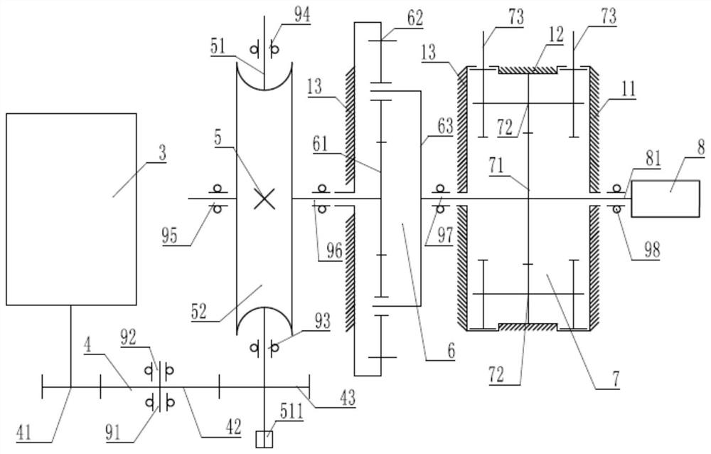 Electric driving mechanism suitable for wing folding system