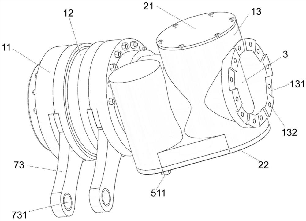 Electric driving mechanism suitable for wing folding system