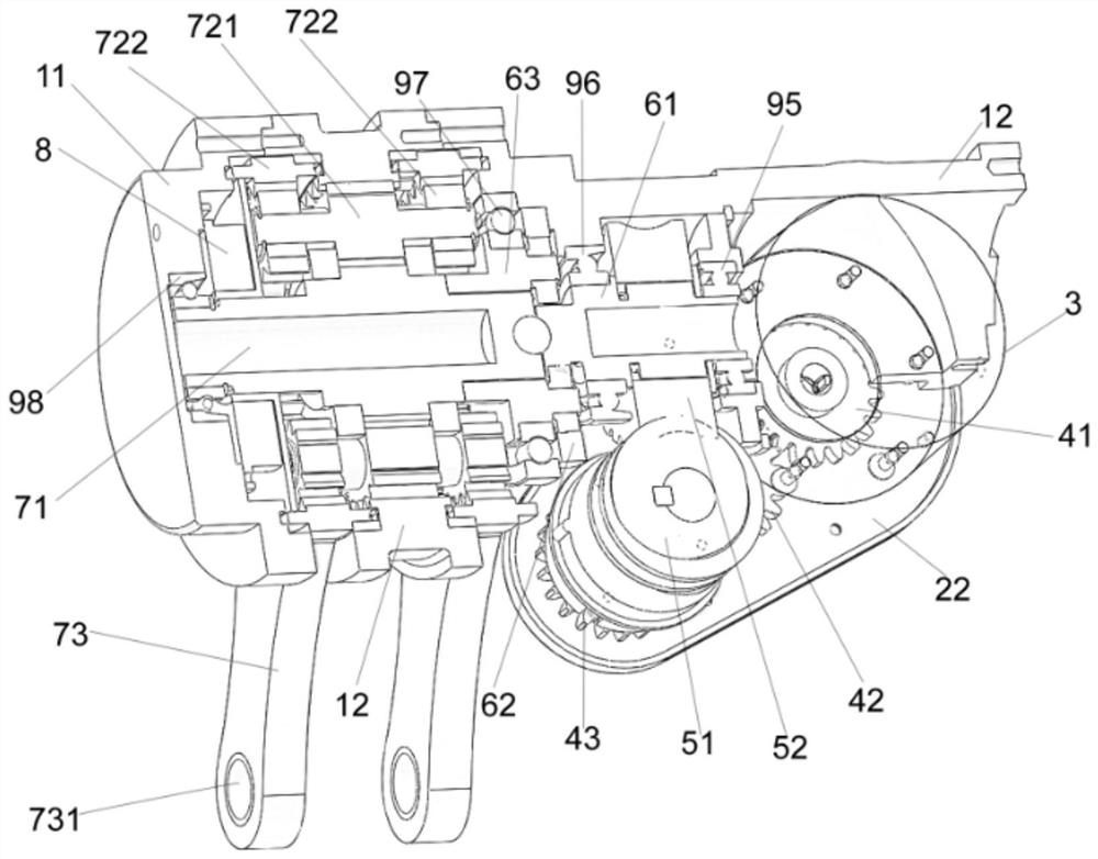 Electric driving mechanism suitable for wing folding system