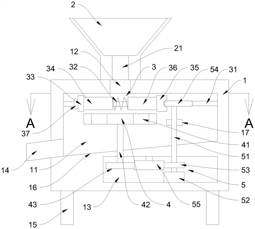 Shell breaking device for walnut processing