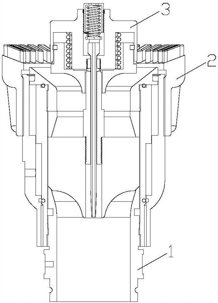 Water-volume-adjustable fire monitor head device