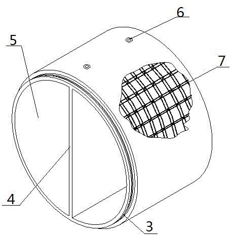 Assembly type lightweight thin wall integrated pipe gallery and production method thereof