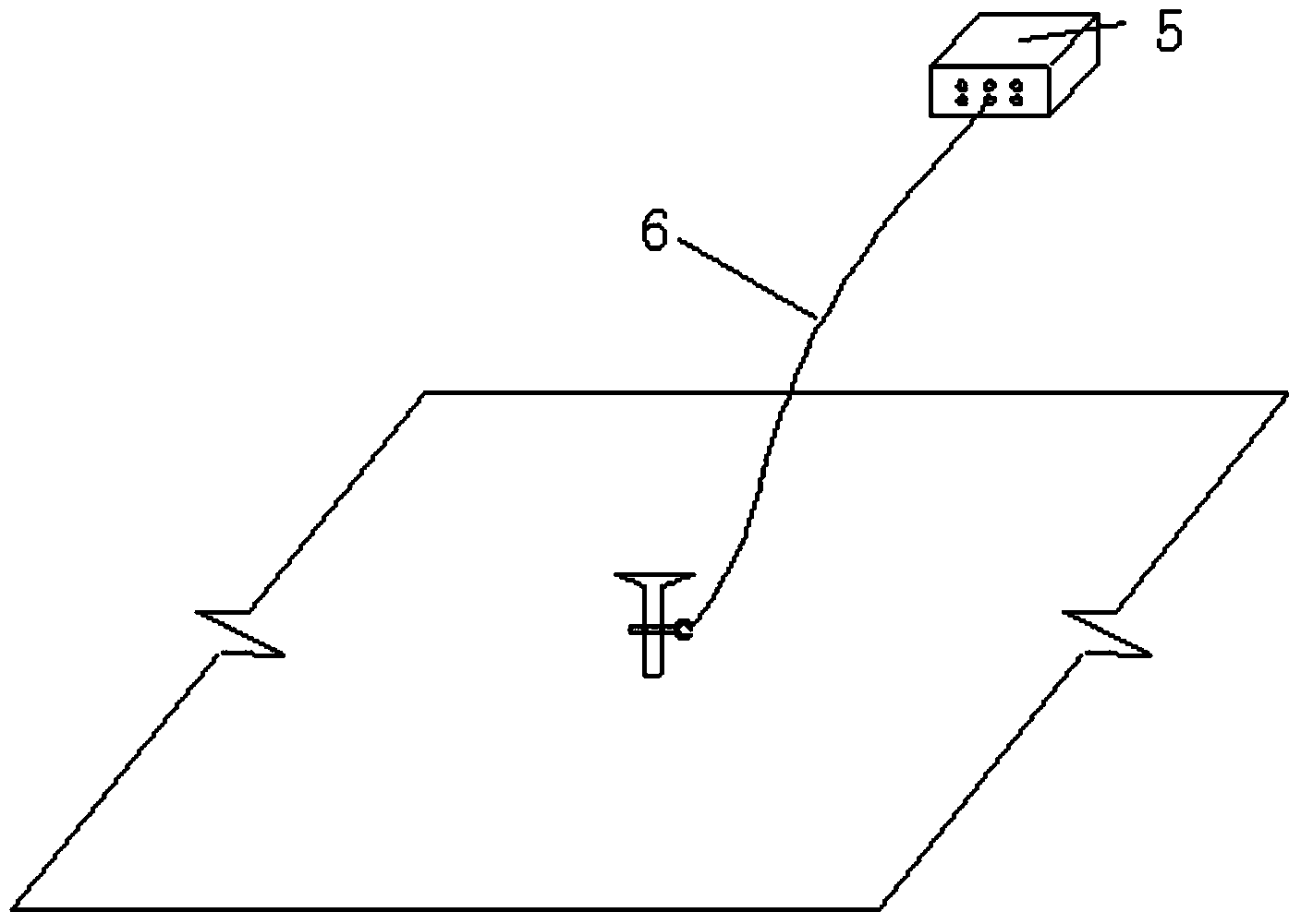 Testing device and method for effective compaction time of asphalt pavement