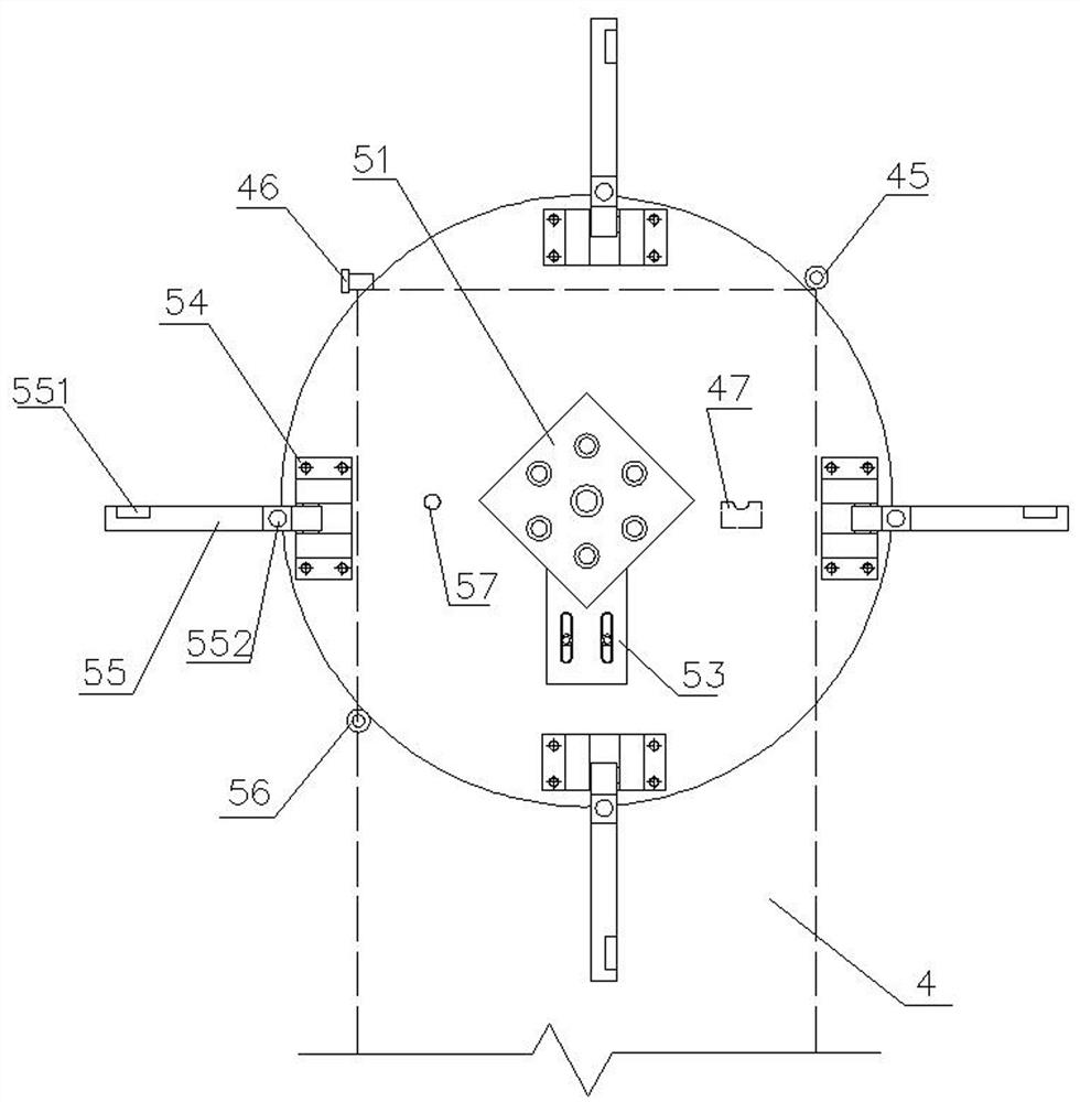 Automatic welding device for electric iron tower foundation bolt assemblies