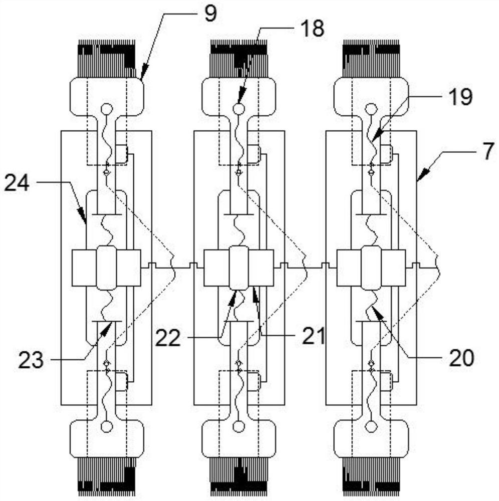 Auxiliary ventilation device for dust and smoke removal for tunnel construction