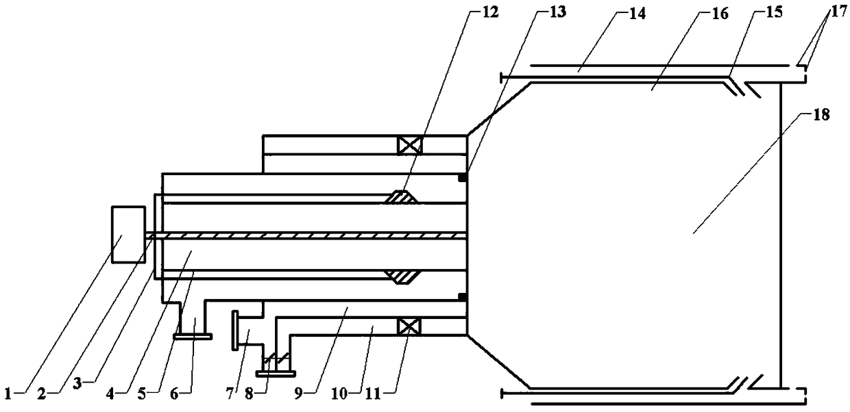 Low-load steady combustion type ultralow-NOX combustion system and combustor thereof