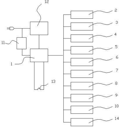 Multifunctional fire-fighting early-warning emergency escaping device