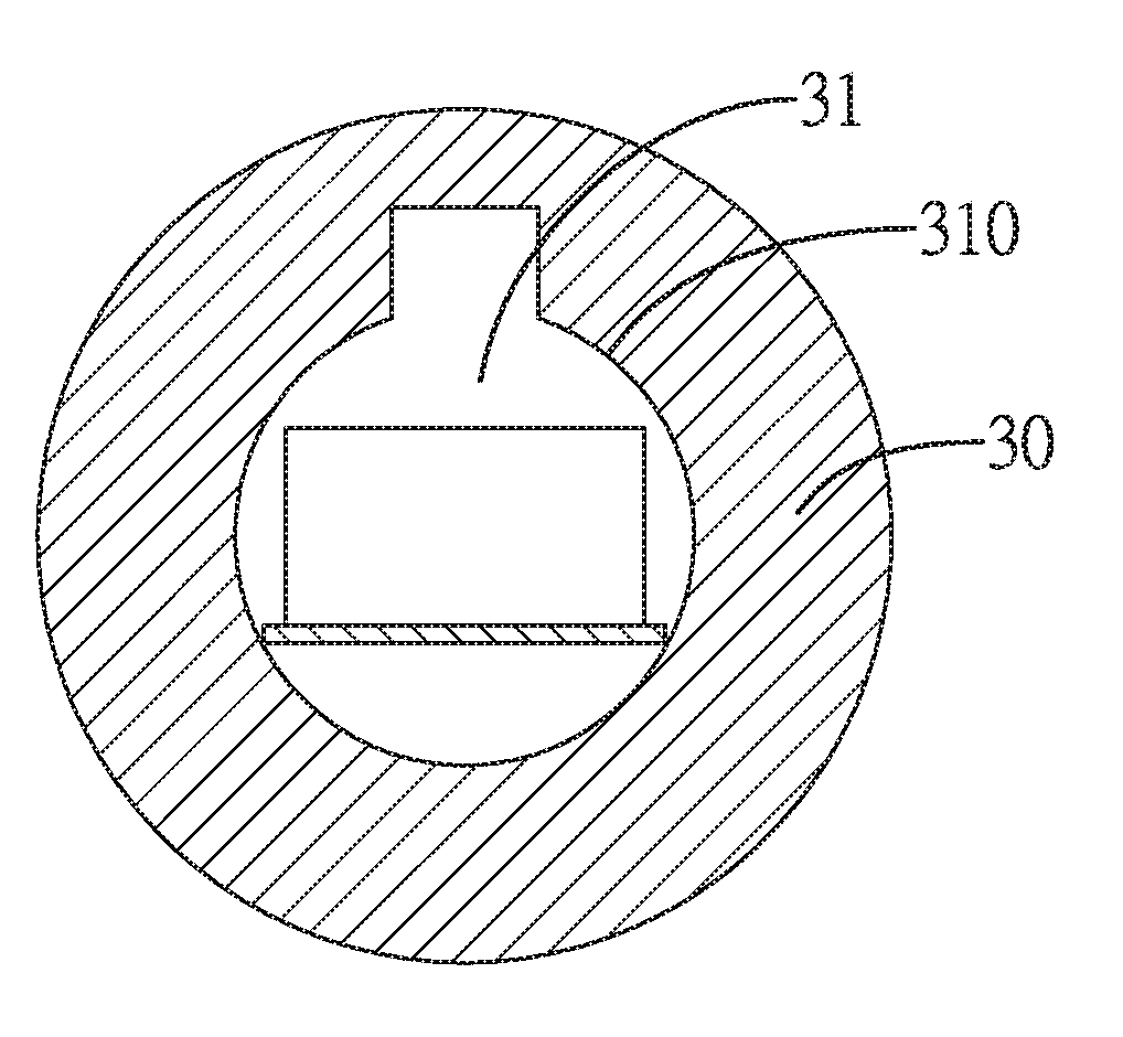 LED light string for non-directional lighting