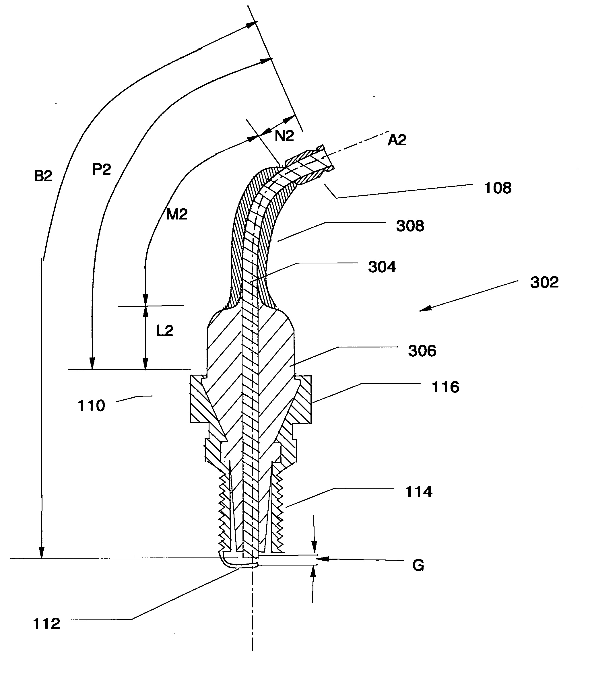 Flexible spark plug