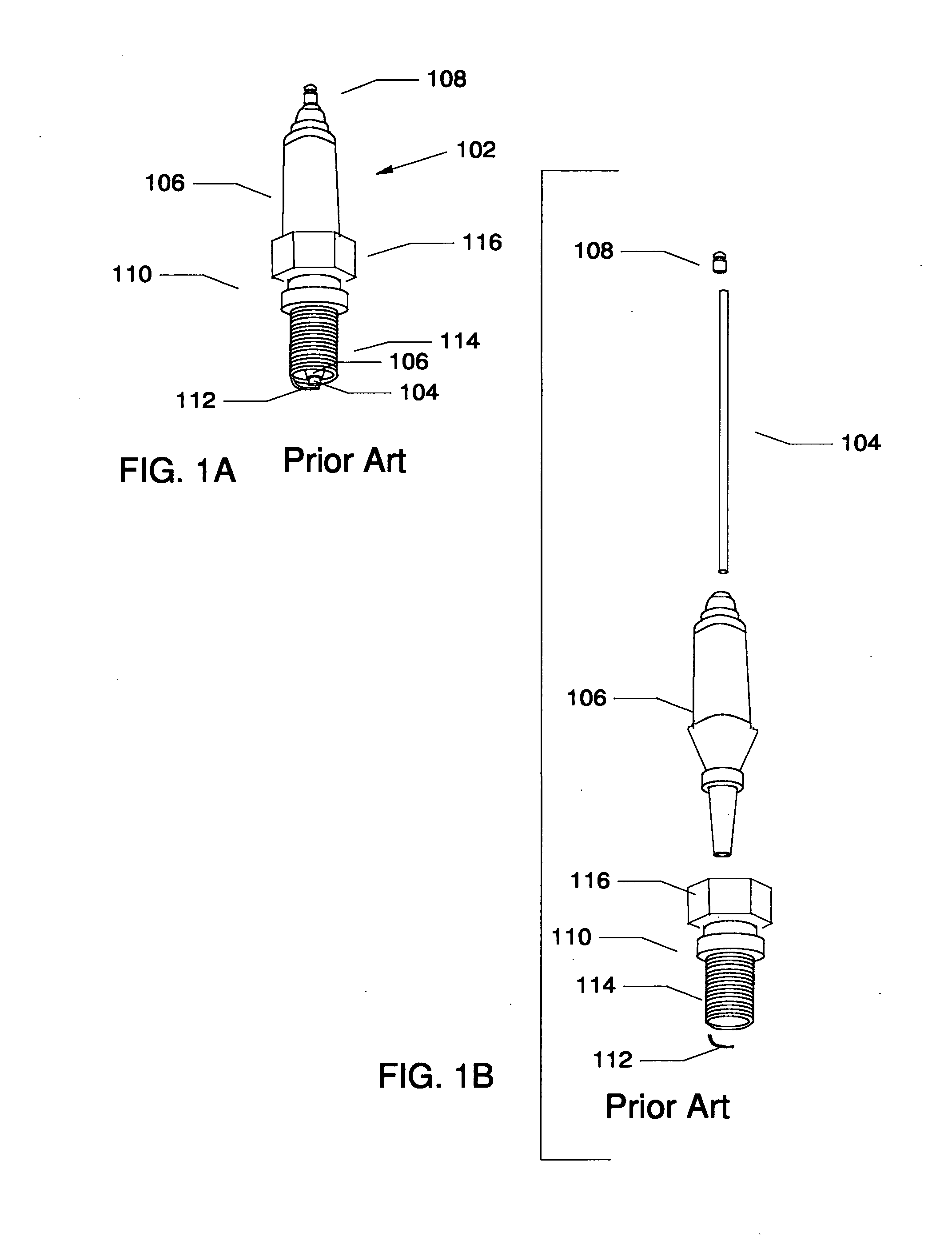 Flexible spark plug