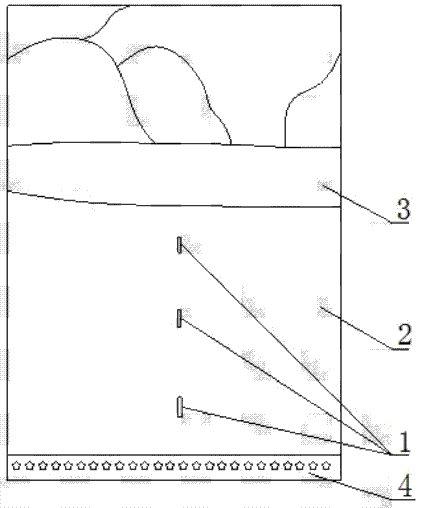 Method for measuring tailings pond dry beach length by utilizing machine vision