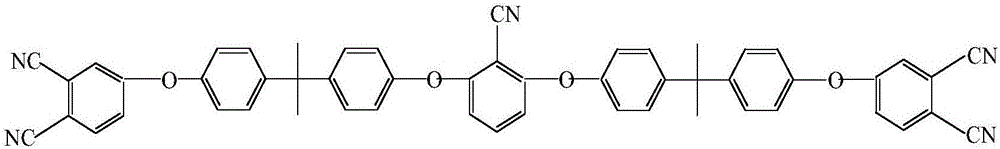 Low-melting-point aromatic-nitrile-group resin monomer and preparation thereof and aromatic-nitrile-group polymer and preparation method thereof