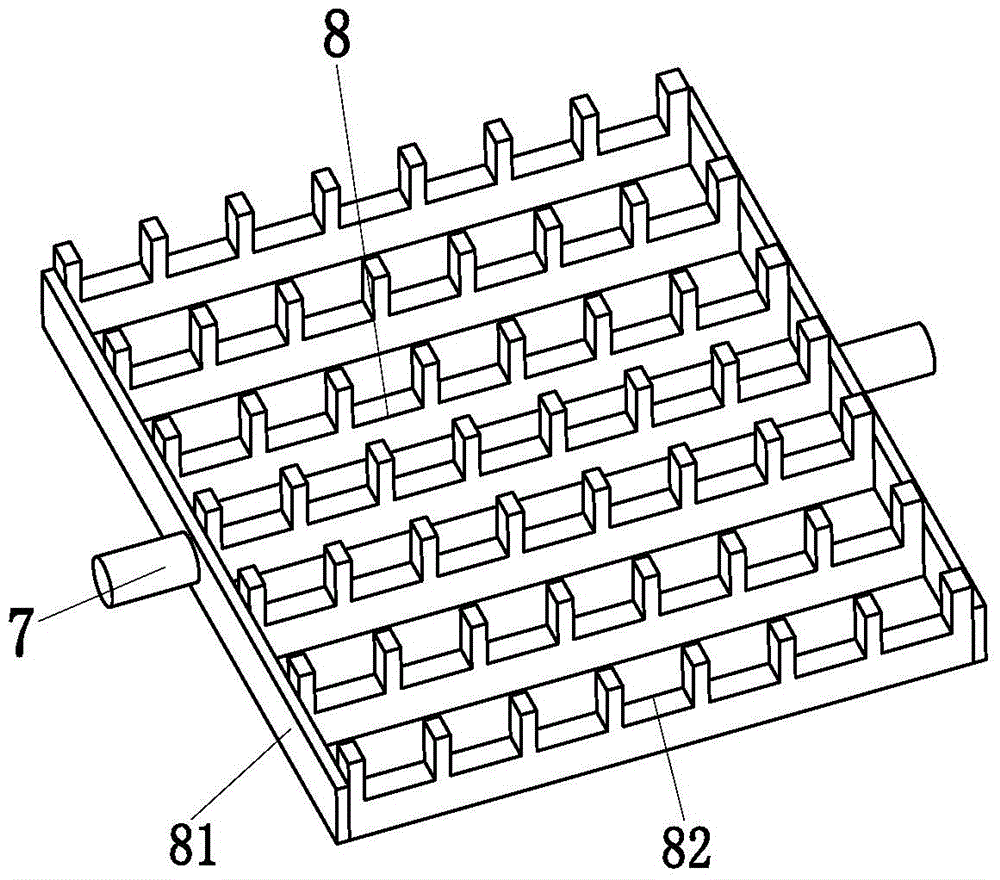 Airing device for white spirit fermented grains