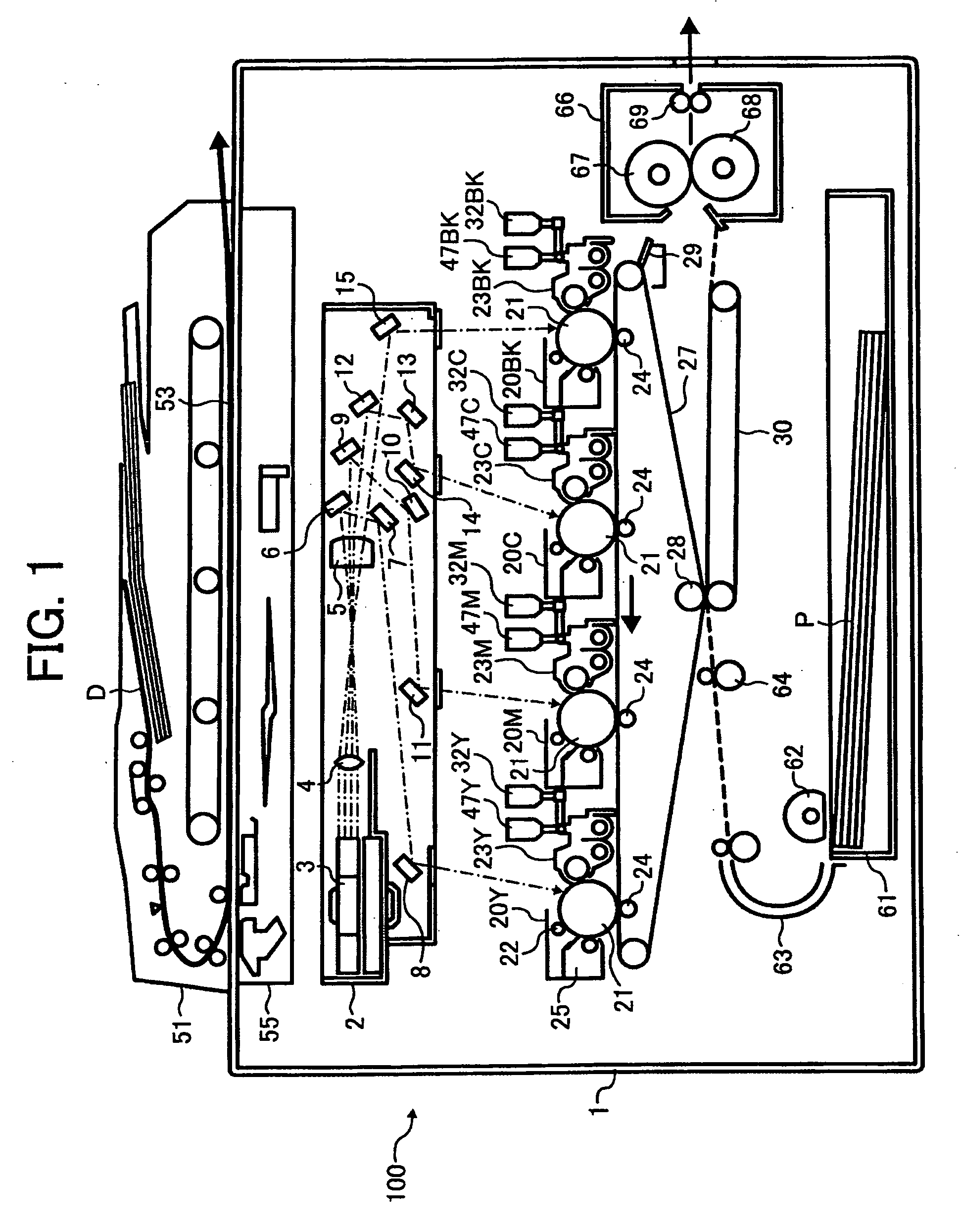 Image forming apparatus having an improved developer conveying system