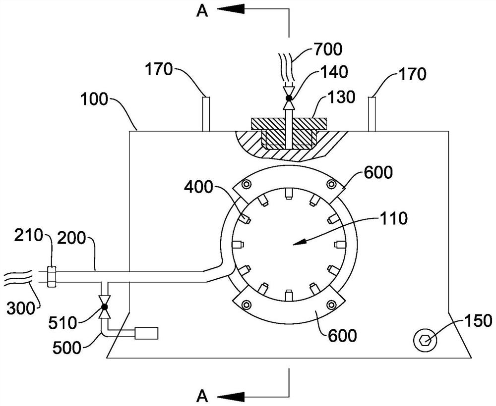 Cooling device and method for hot assembly equipment