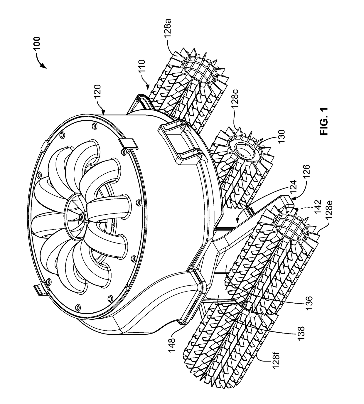 Pool cleaner modular drivetrain