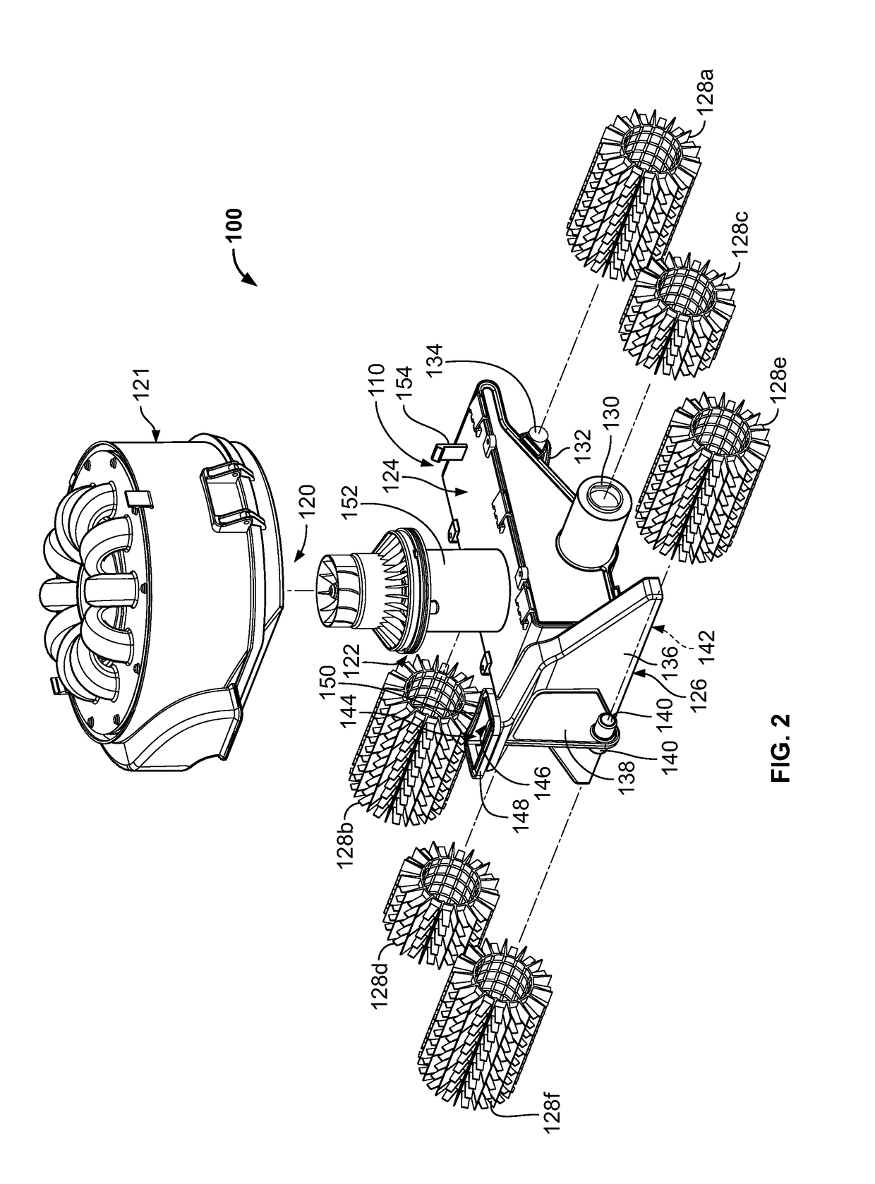 Pool cleaner modular drivetrain