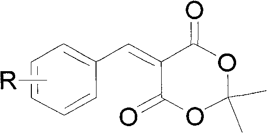 Preparation method of 5-( arylmethylene) meldrum's acid