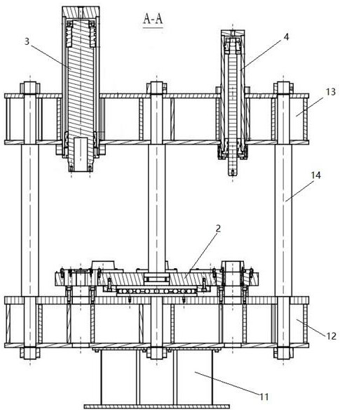 Motor rotor punching sheet weighing pre-pressing machine and weighing pre-pressing method thereof