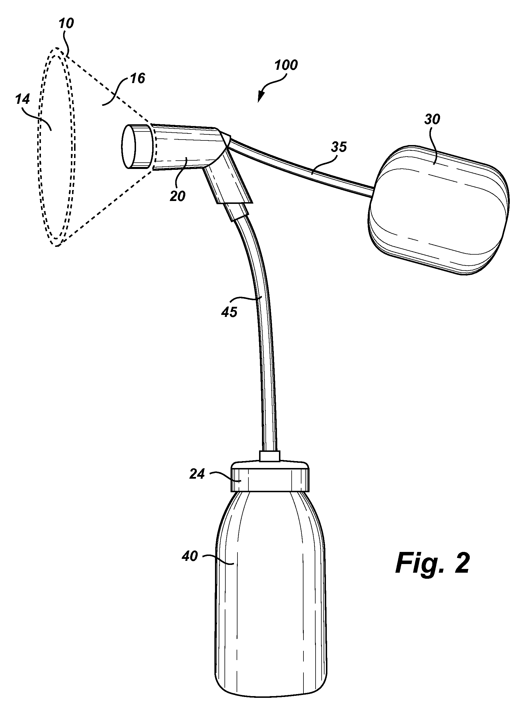 Hands-free breast pump system