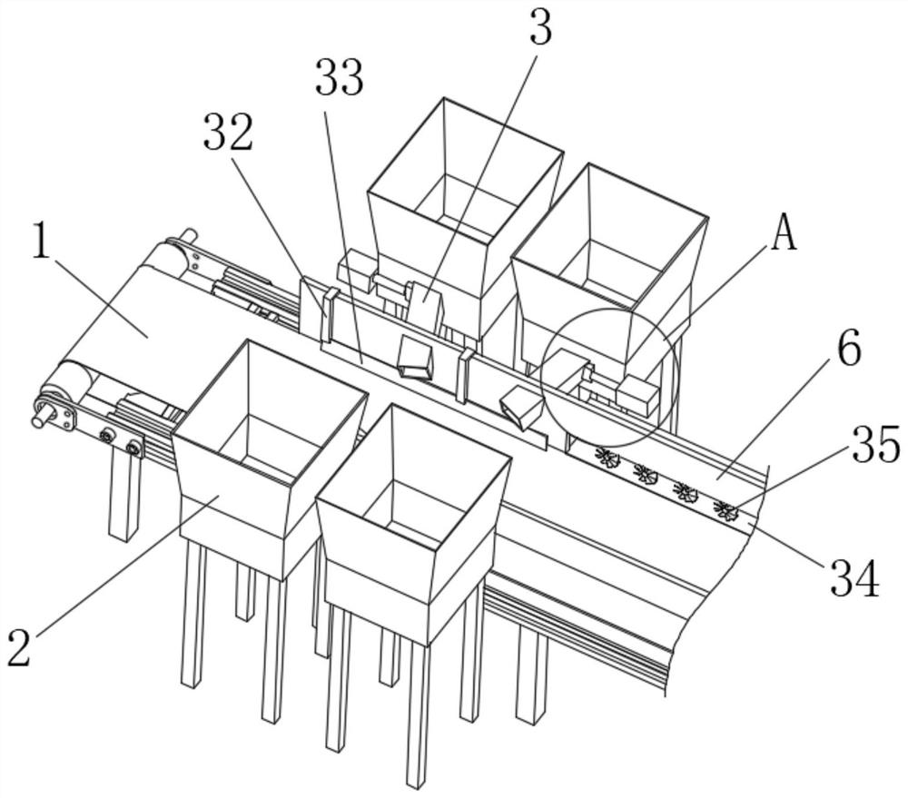 Cemented sand and gravel mixing device