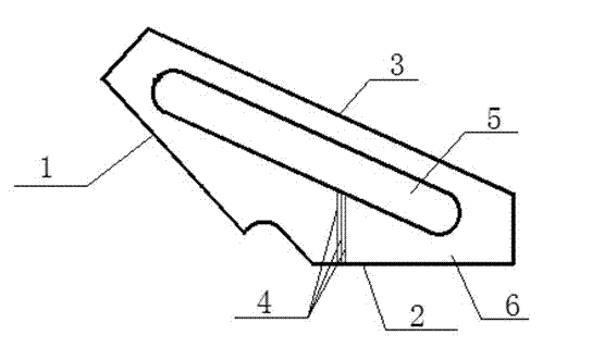 Tolerance test template for master node of ship hull and detection method thereof