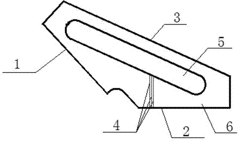 Tolerance test template for master node of ship hull and detection method thereof