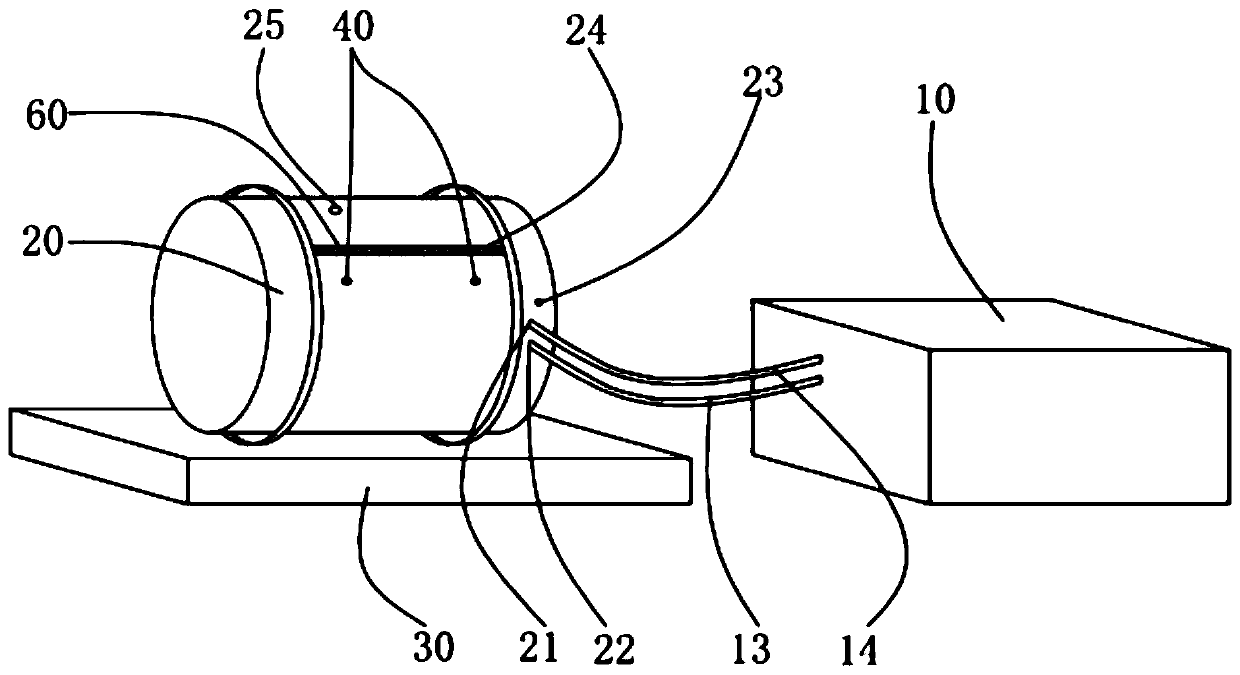 Positive pressure ion cabin and control method thereof