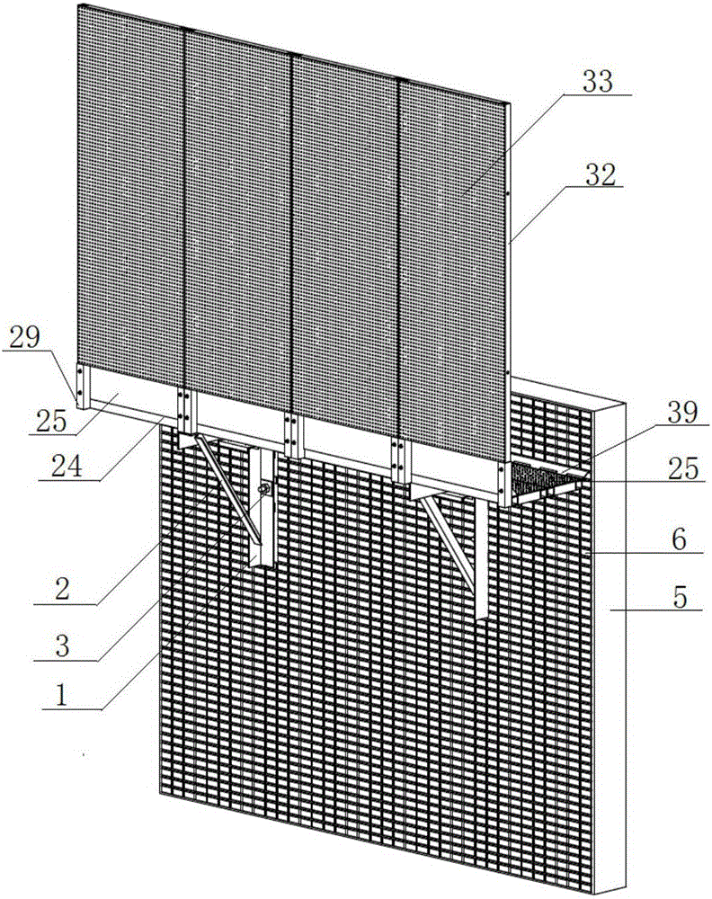 Design finalization external protective frame system used for assembly type building construction