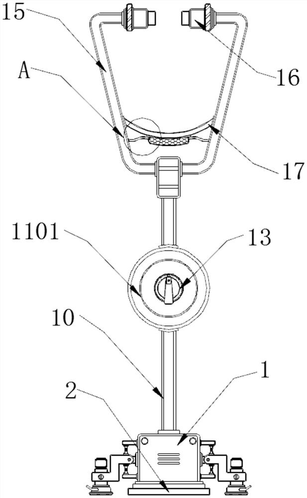 Auscultation device for neurology doctors