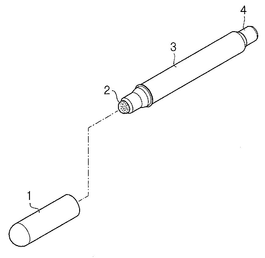 Transparent solid marker