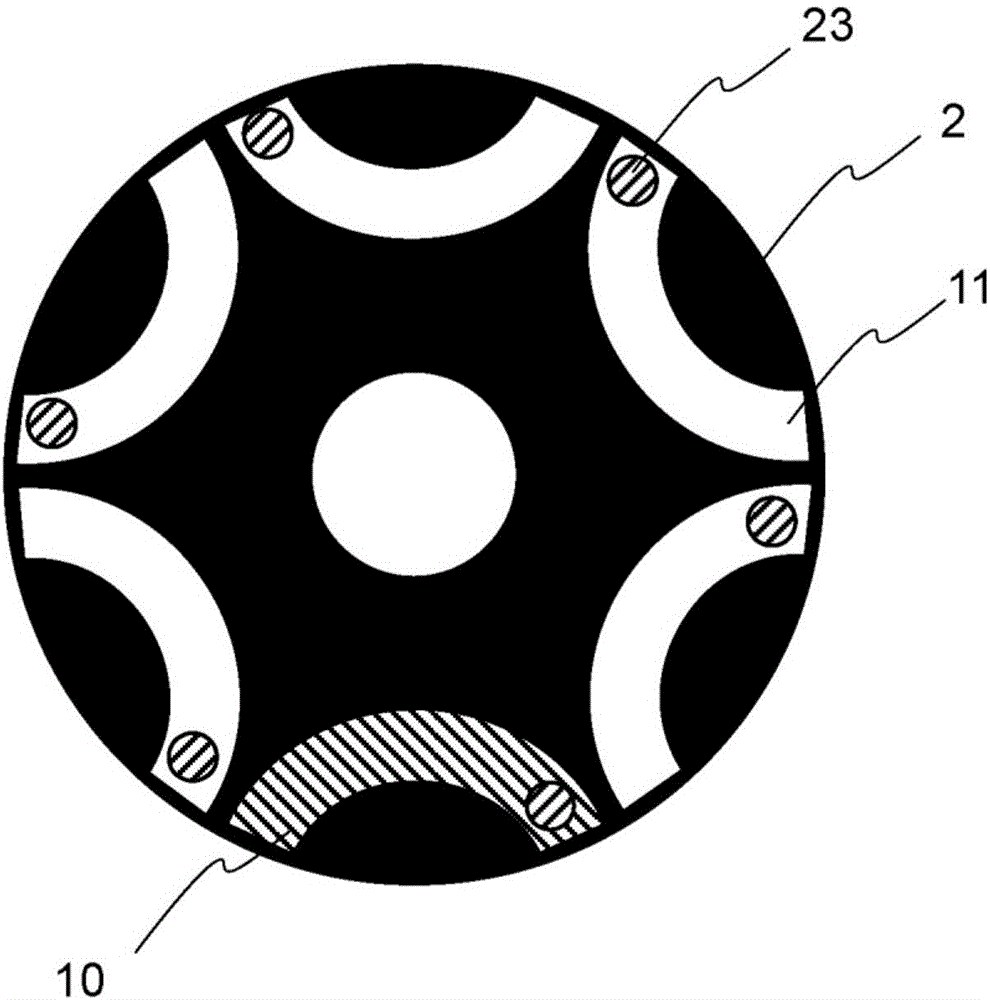 Electric motor element and electric motor